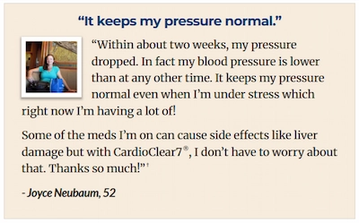 Cardio Clear 7 Customer Reviews