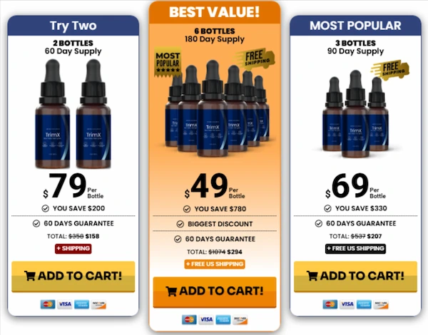 TrimX Pricing Details