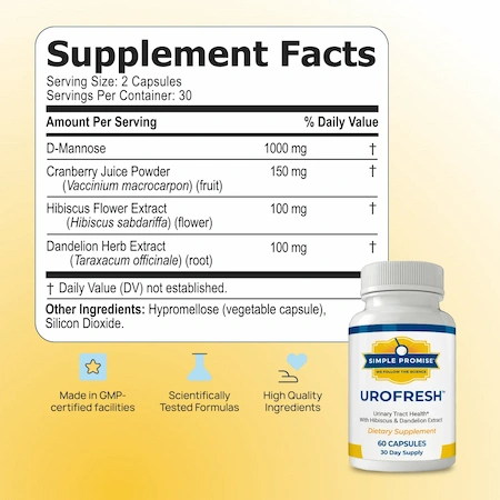 UroFresh Supplement Facts